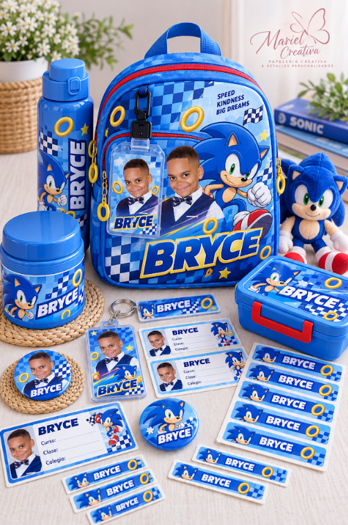 Kit escolar personalizado
