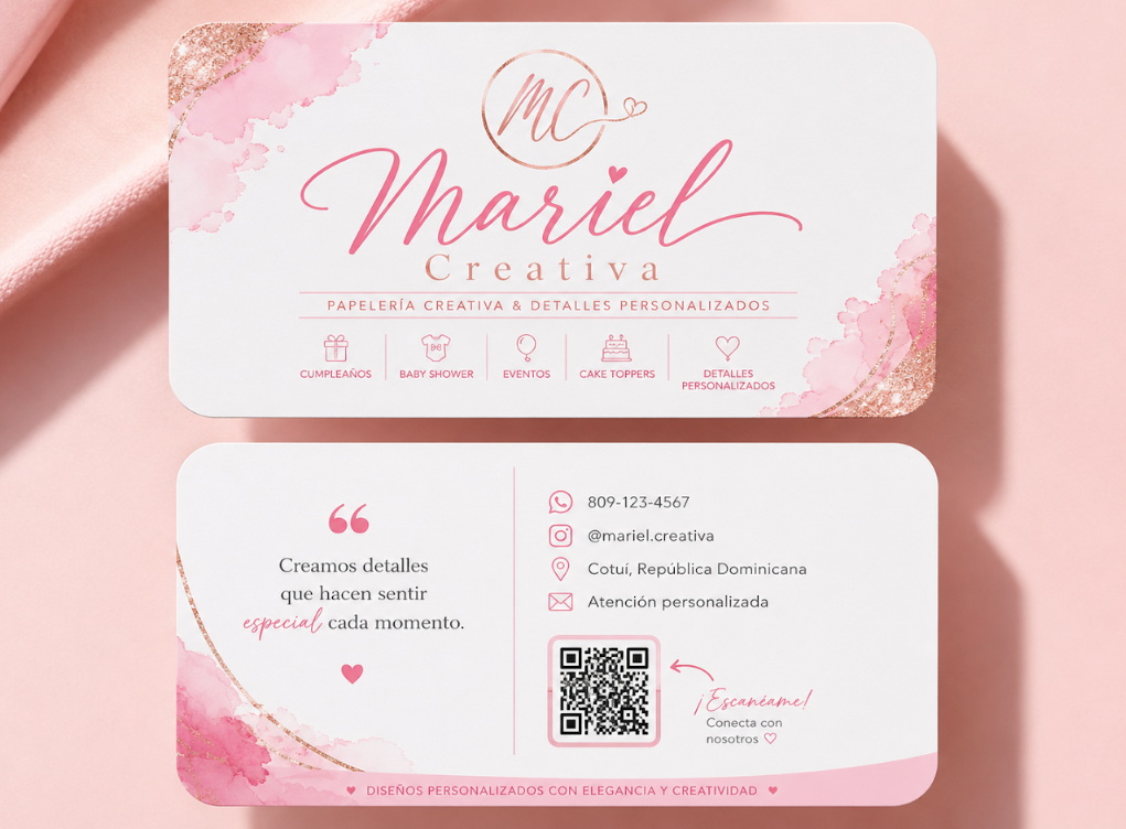 Tarjetas de visita personalizadas
