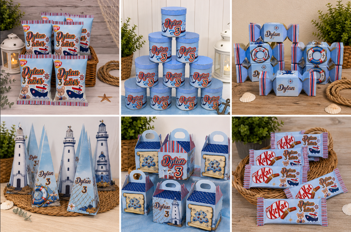 Packs de celebración personalizados