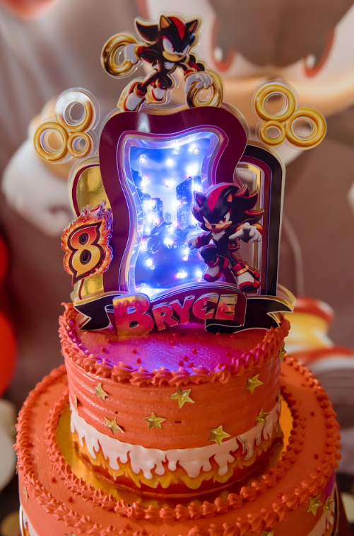 Cake topper con luces